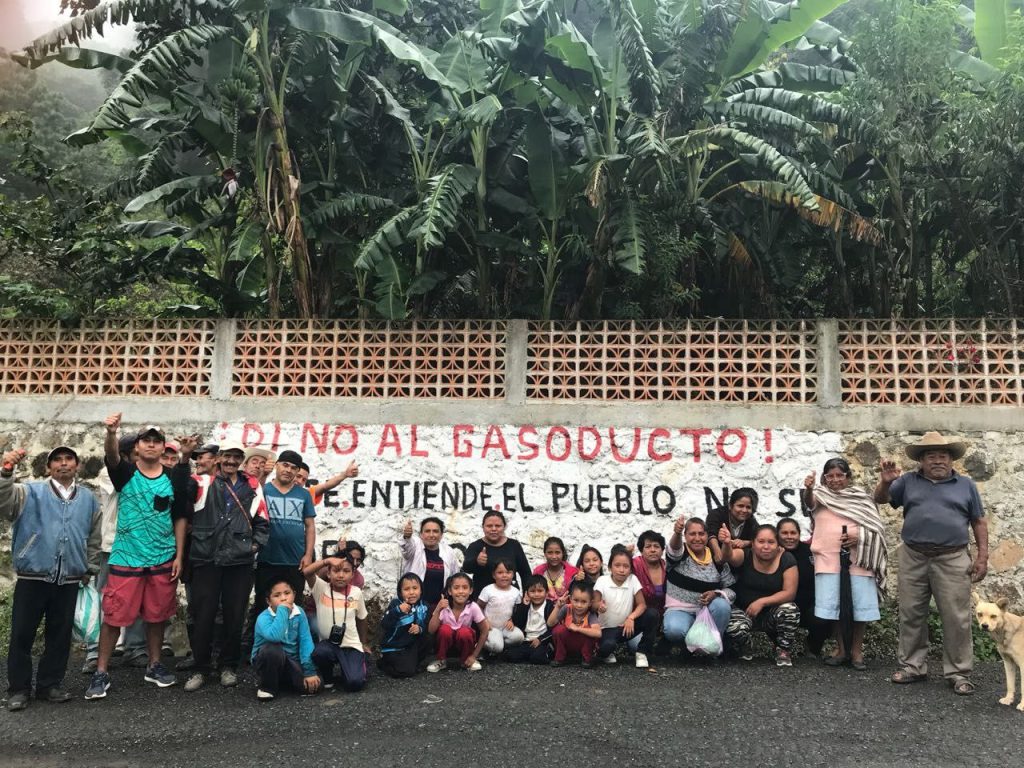 Resistance of the indigenous community of Zoyatla de Guerrero, Pahuatlán (Puebla state) against the Tuxpan-Tula gas pipeline. _Crédits Oliveria Montes
